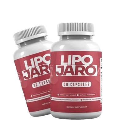 Two bottles of LipoJaro dietary supplement, 30 capsules each